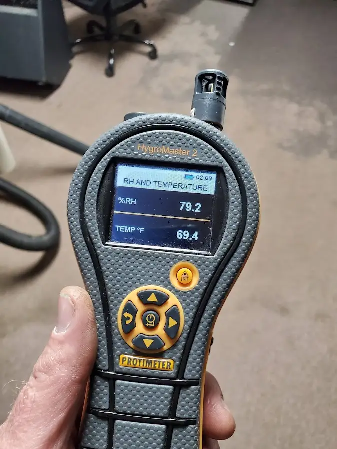 Moisture meter humidity assessment for Mold Remediation & Removal in Lake Mills