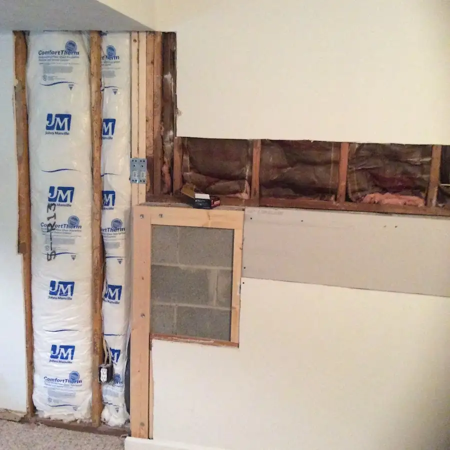 Wall insulation replacement during Structural Drying in Lake Mills